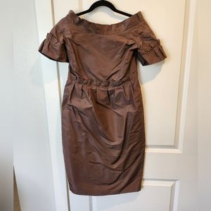 Burberry off the shoulder dress